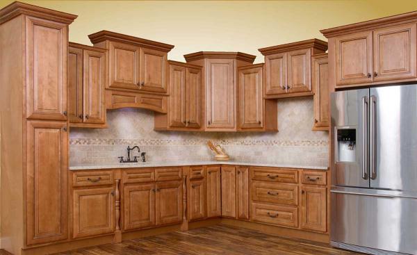 طراحی انواع کابینت کلاسیک چوبی آشپزخانه